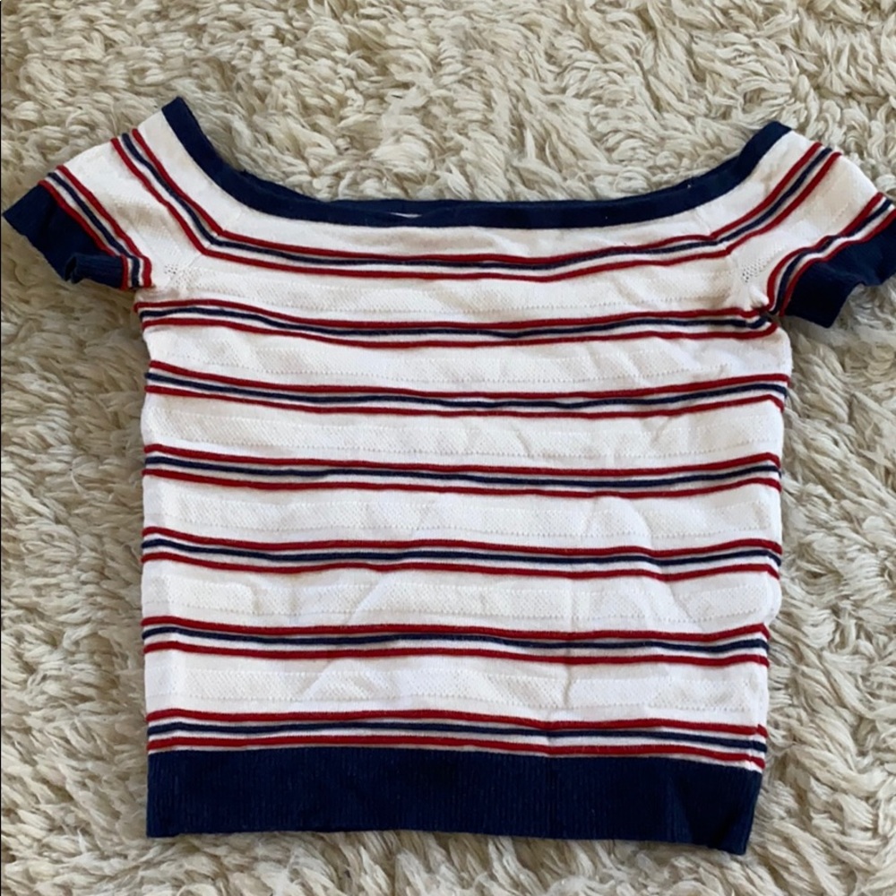 American Eagle off the shoulder crop top